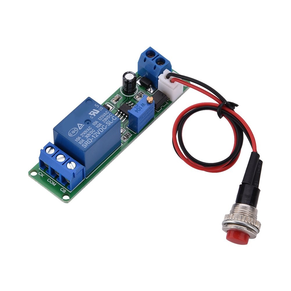 DC 12V Timer Module Adjustable Timer Delay Turn Off Module Timing Relay Time ...