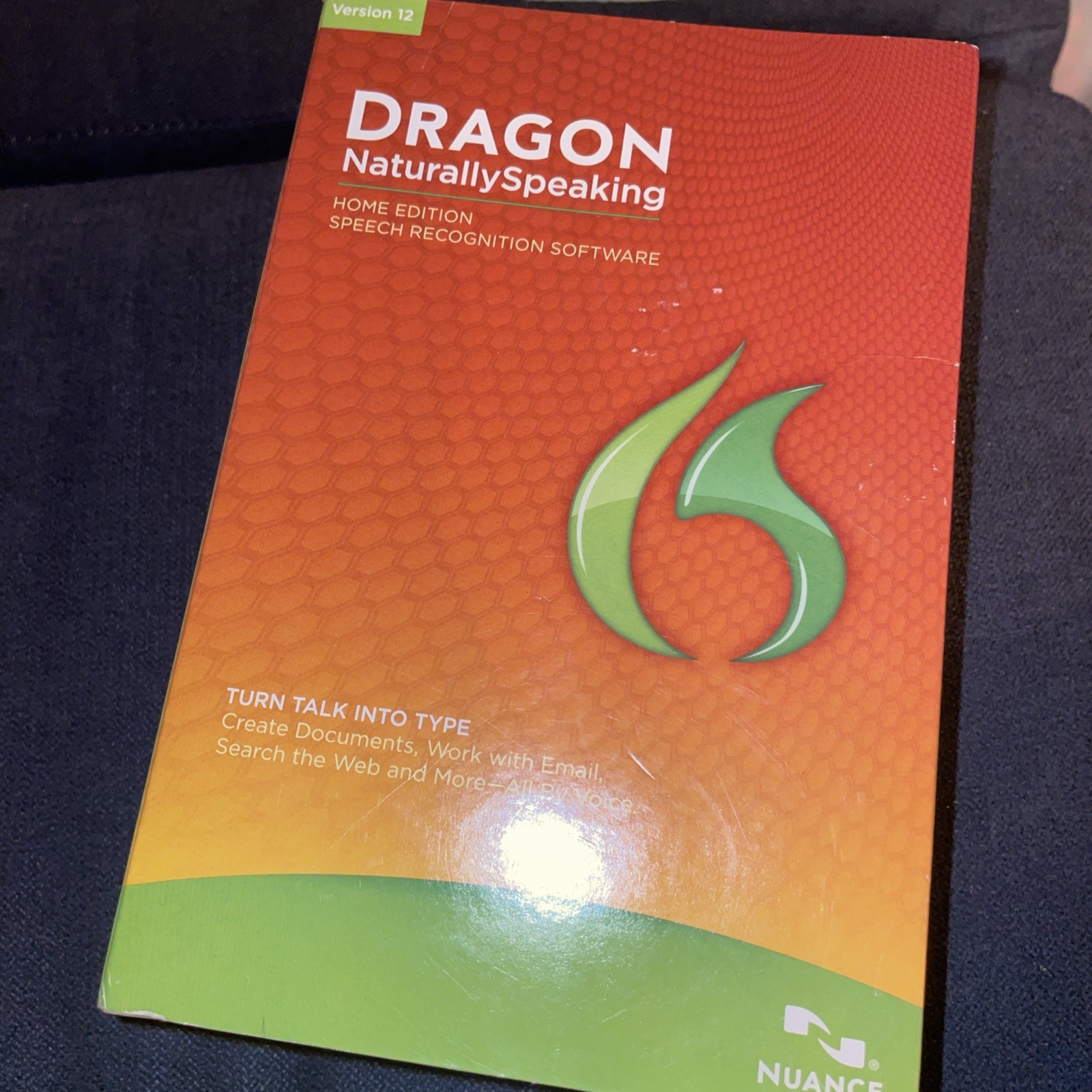 Dragon Naturally Speaking Home Edition Speech Recognition Version 12 New