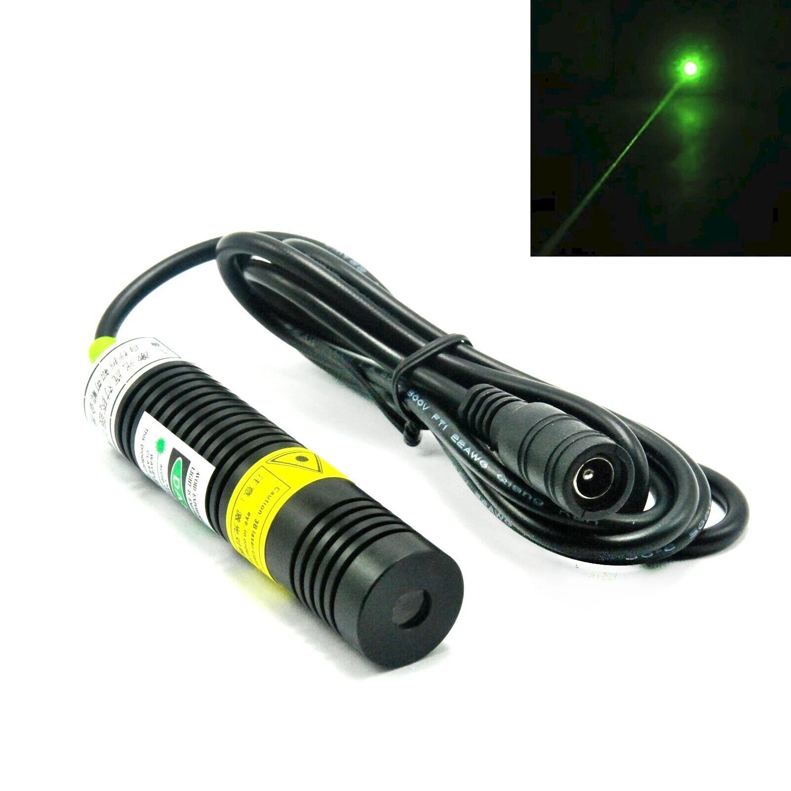 1pc Locator 532nm 100mW Green Dot 5V Laser Diode Module 18x75mm