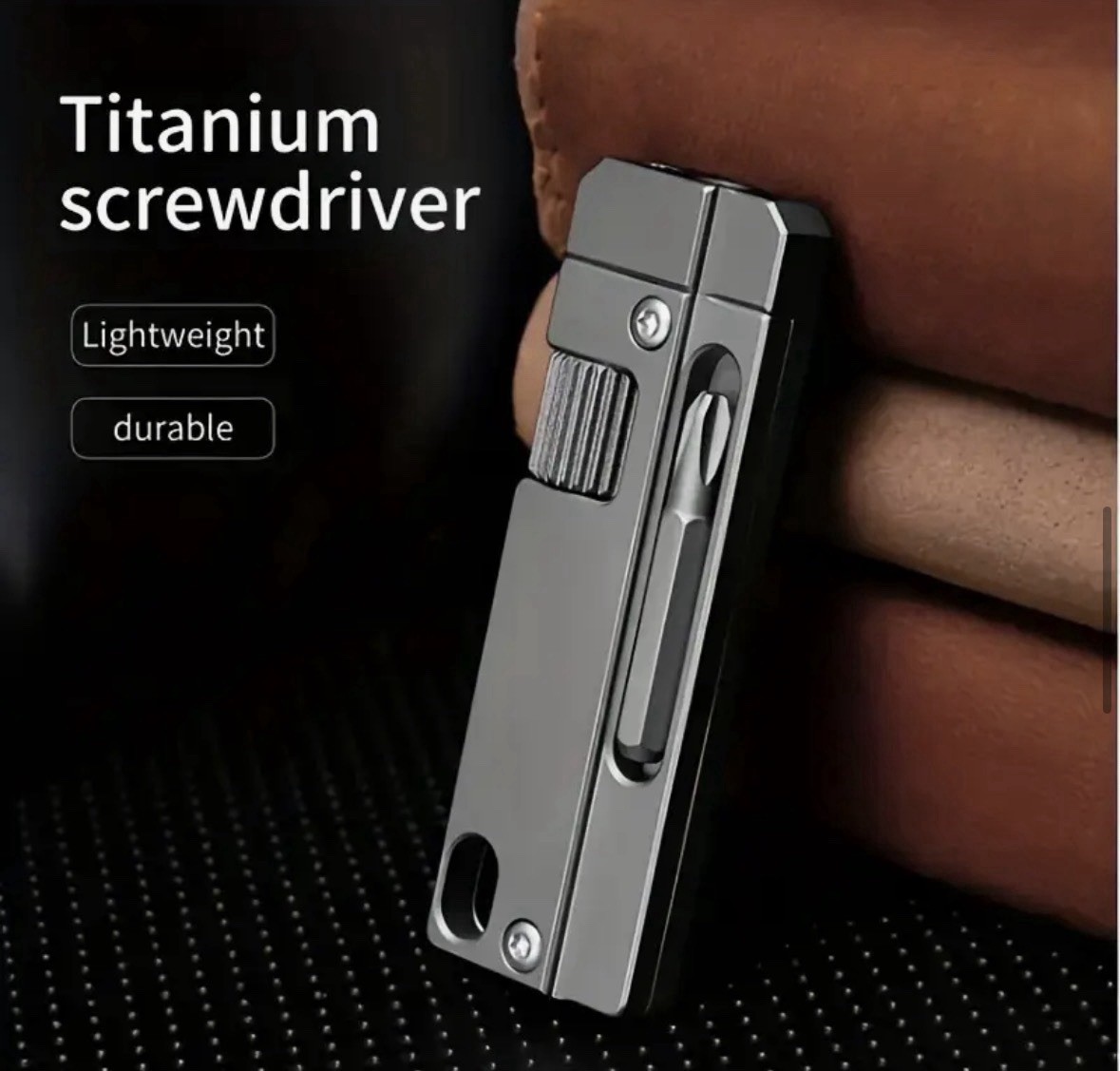 multipurpose titanium Repair tool screwdriver adjustable lightweight portable