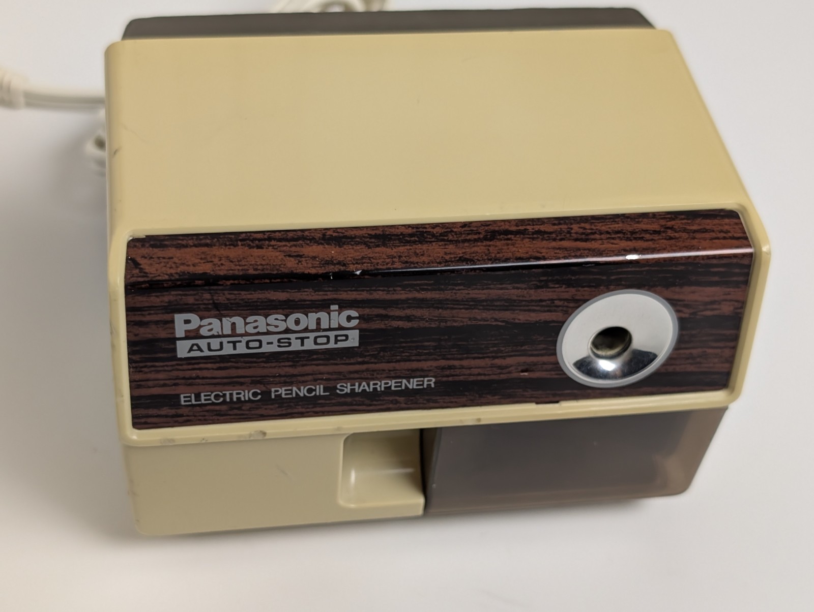 VTG PANASONIC Auto-Stop KP-110 Electric Pencil Sharpener Japan Works