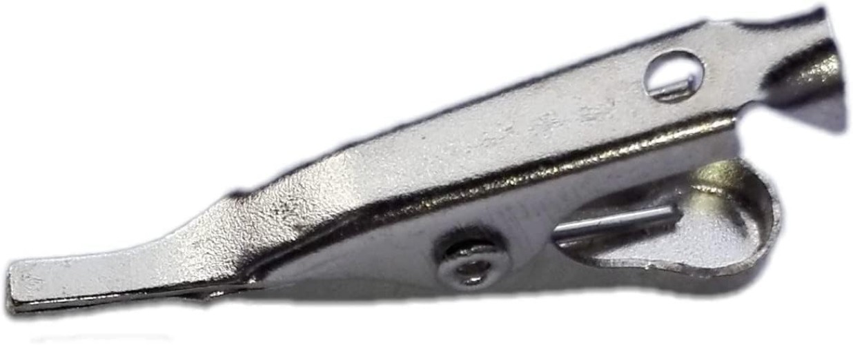 50 Pack - Toothless Micro Steel Alligator Clips with Smooth Jawed and Micros...