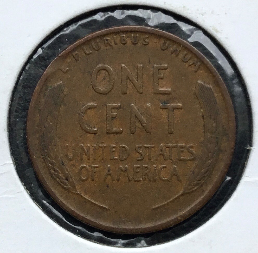 1919 1c RB Lincoln wheat cent penny