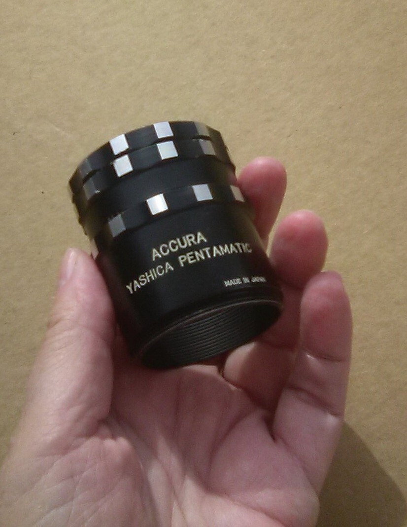 ACCURA YASHICA PENTAMATIC, THREADED EXTENSIONS, THREE PIECES (K14)
