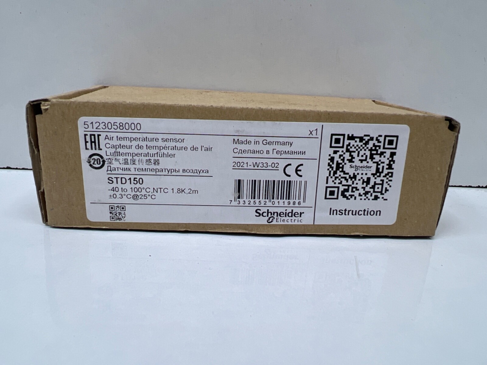 Schneider Electric STD150 Air Temperature Sensor 5123058000