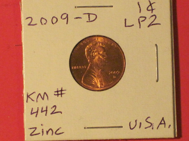 2009 Lincoln Bicentennial Cent - LP2 Formative Years - Fantastic