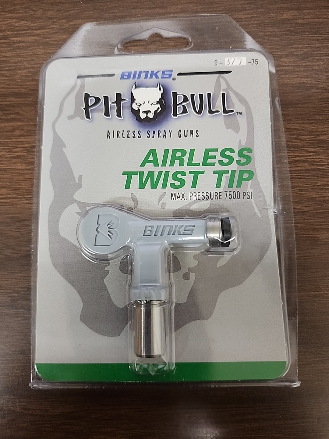 NIB Binks 9-517-75 Pit Bull Airless Twist Tip 7500PSI