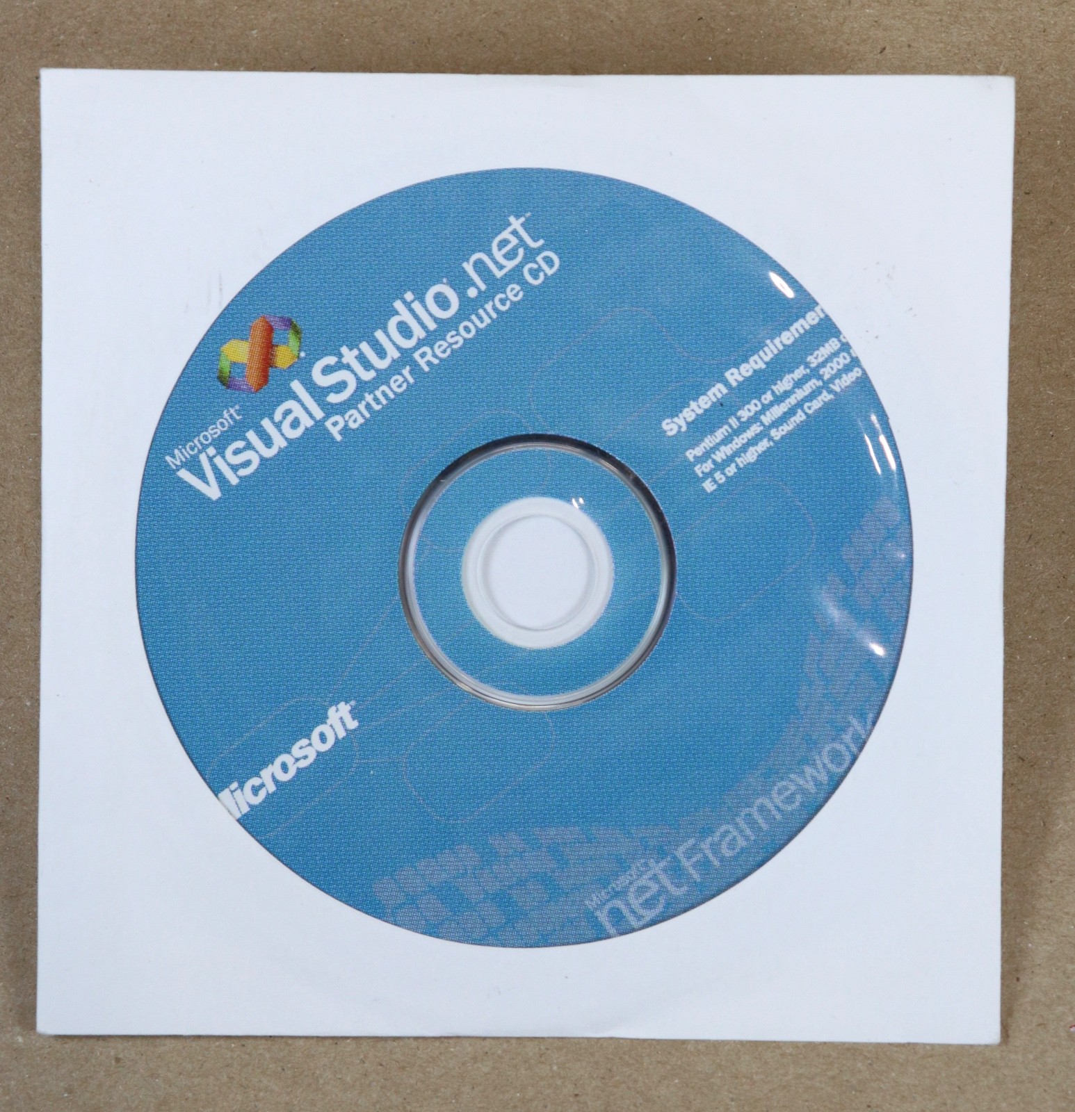 Microsoft Visual Studio.net Partner Resource CD Disc Only