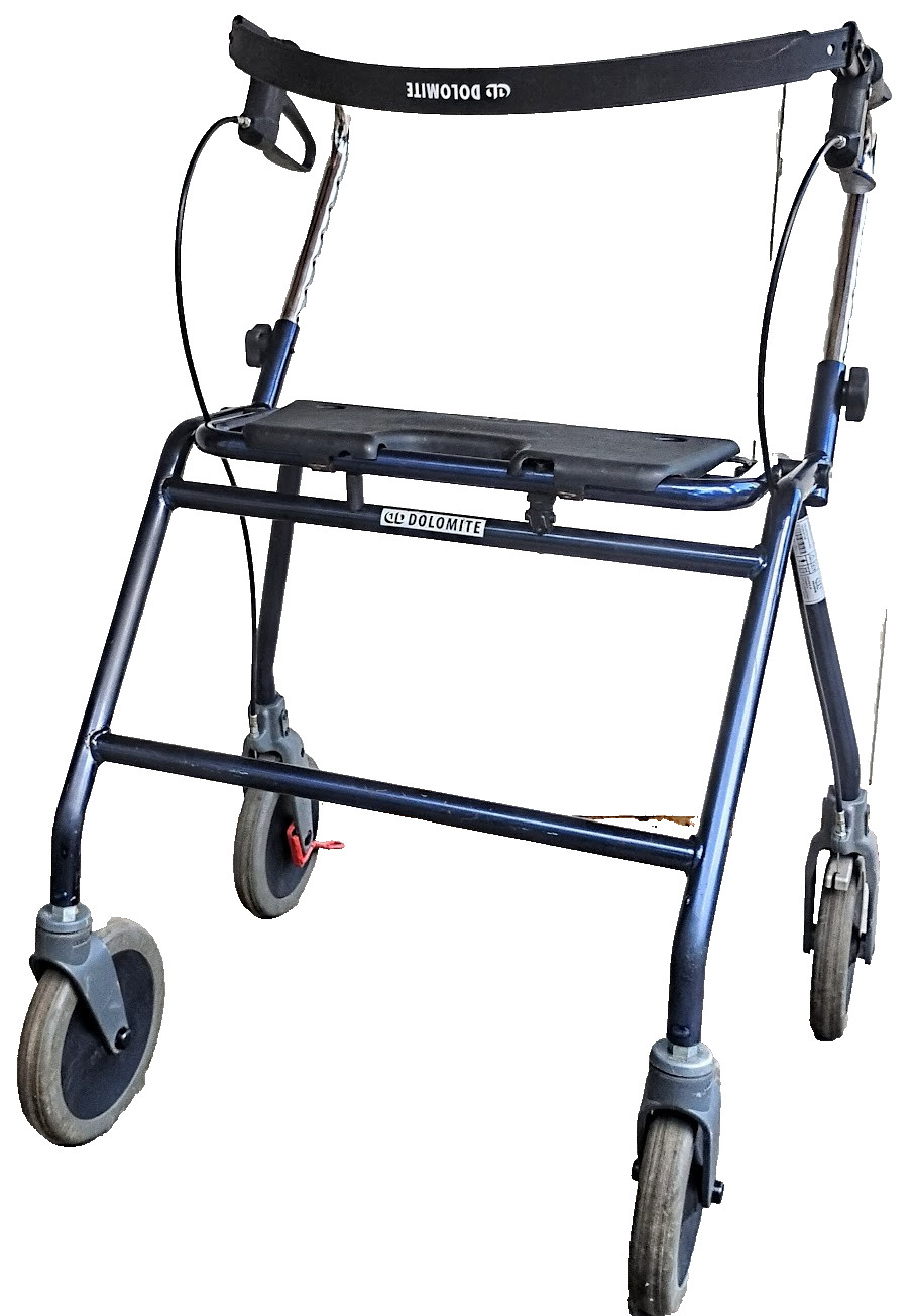 Dolomite Maxi + Plus 650 Rollator Walker Heavy Duty Rolling Bariatric 452 Lbs