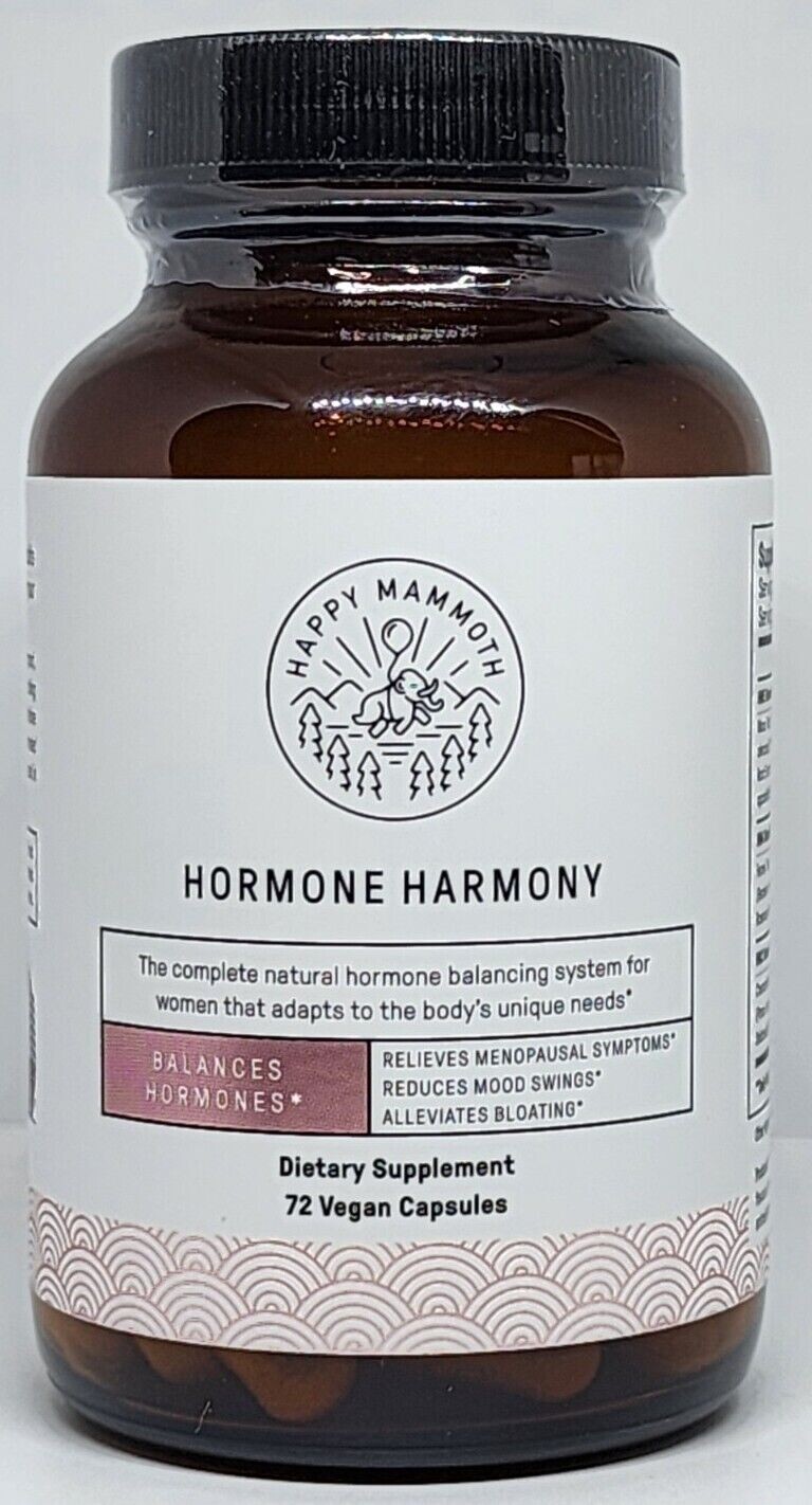 Happy Mammoth Hormone Harmony Exp 08/2027 FREE Same Day Ship BEWARE COUNTERFEITS