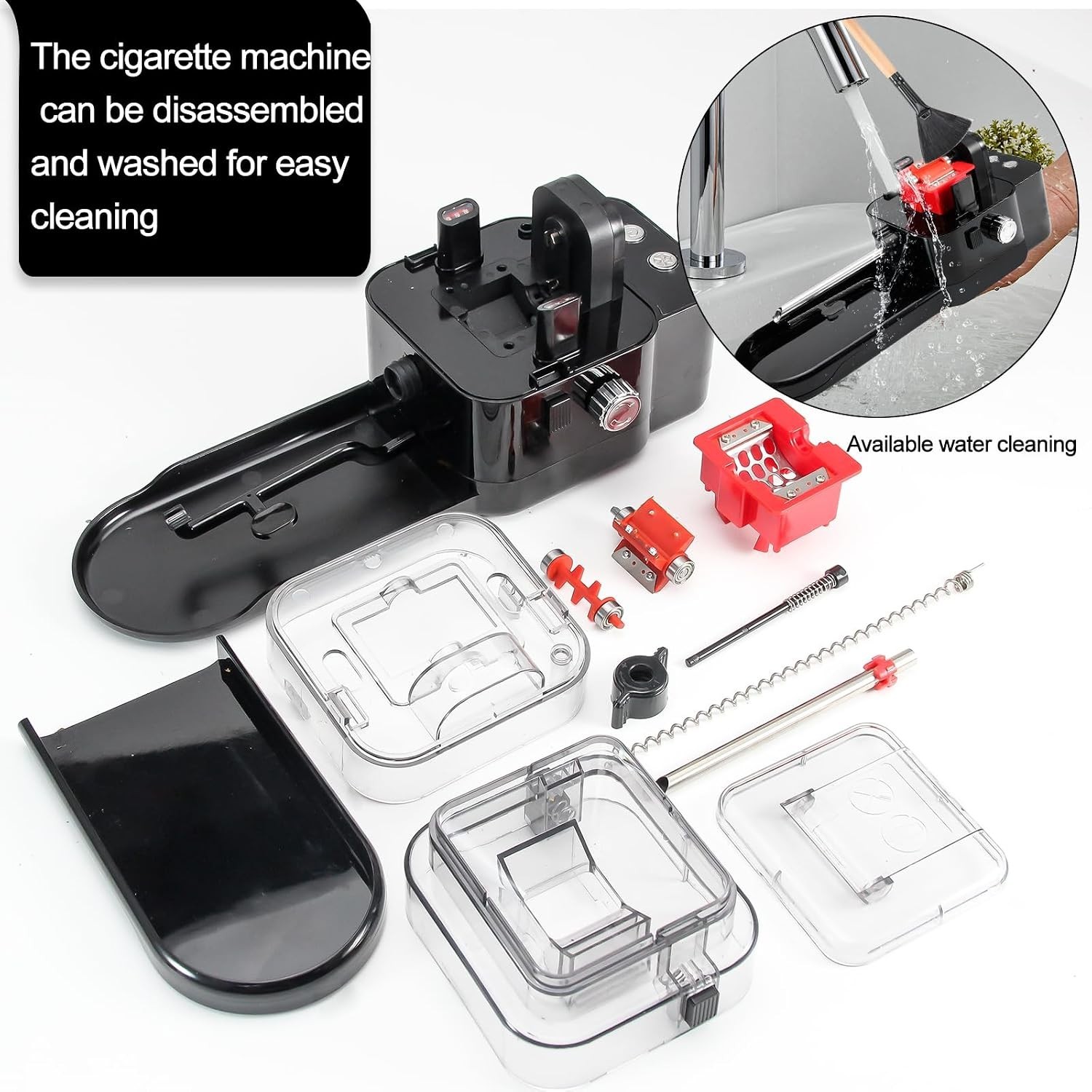 Multi-Size Electric Cigarette Rolling Machine - User-Friendly & Stylish Design