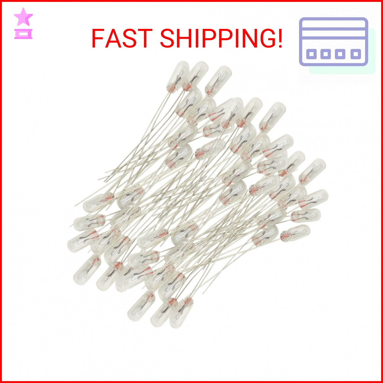 GODIYMODULES 20 Pcs for Miniature lamp 3mm 12V Indicator Bulb Incandescent Filam