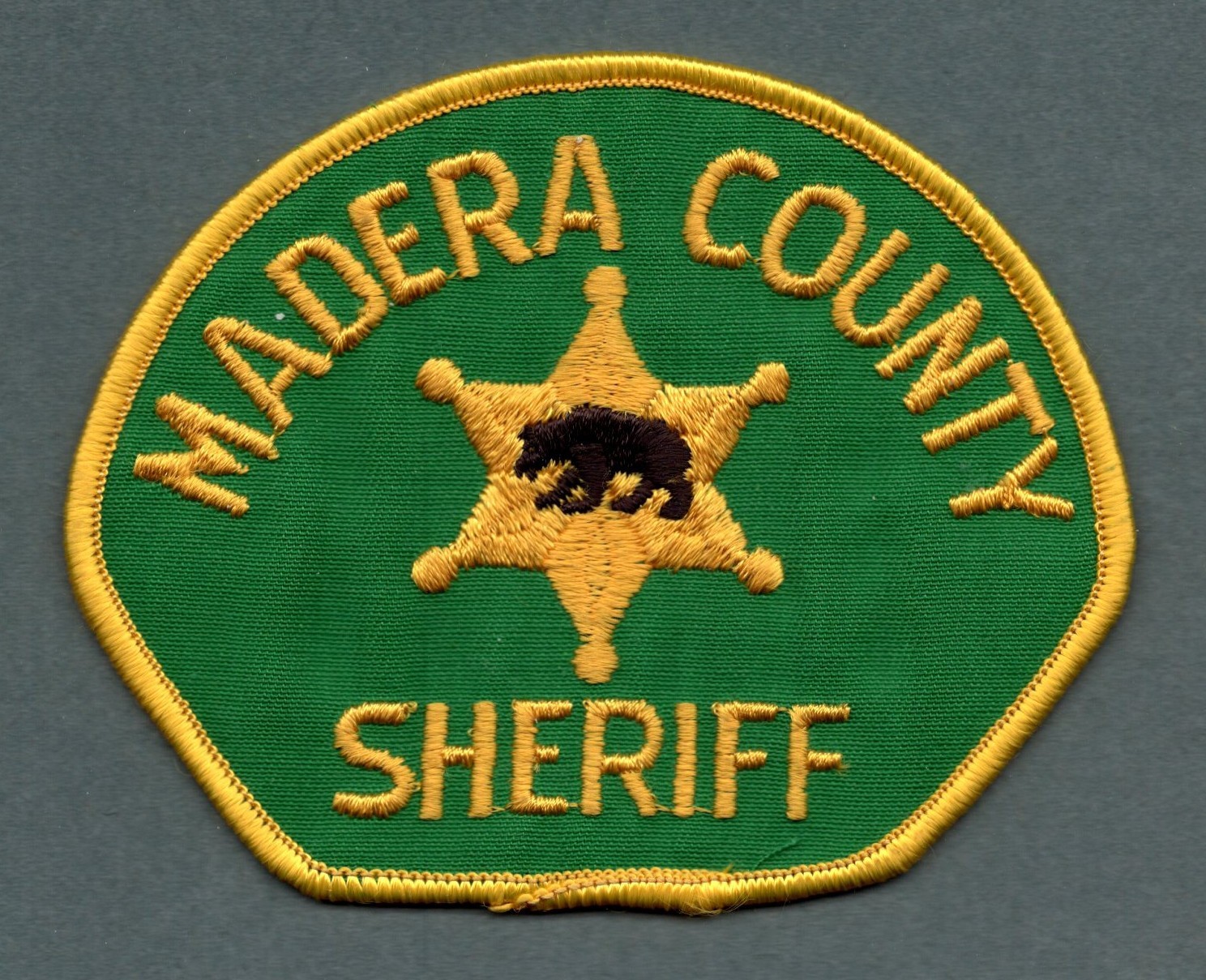 Madera County California Sheriff Police Patch