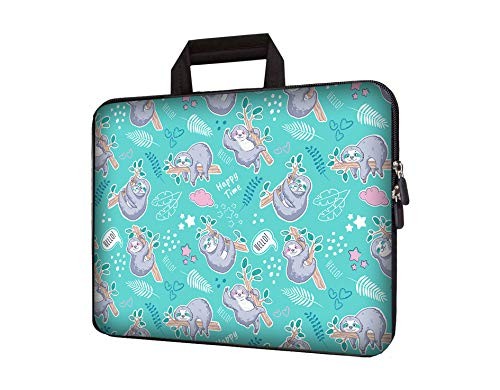 11" 11.6" 12" 12.1" 12.5" inch Laptop Carrying Bag Chromebook Case Sloth