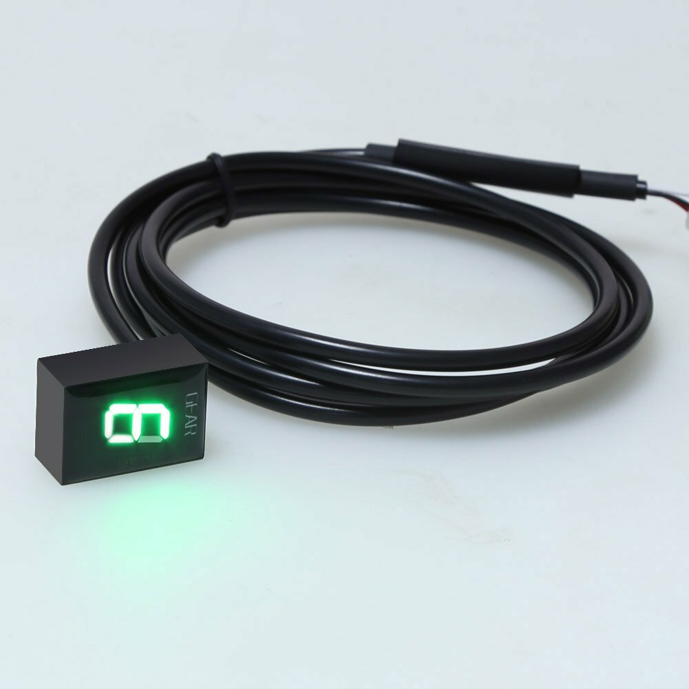 Motorcycle Gear Indicator Green LED for Kawasaki Ninja Z250 VN900 KLE650 Versys Teyx4