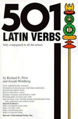 501 Latin Verbs (501 Verbs) - Paperback By Prior, Richard E. - GOOD