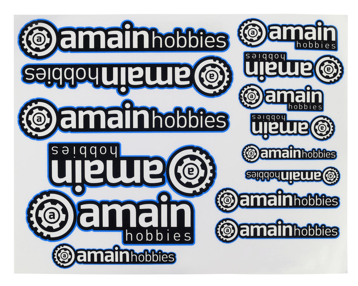 AMain Hobbies Sticker Sheet (Blue) [AMN1002-BLU]