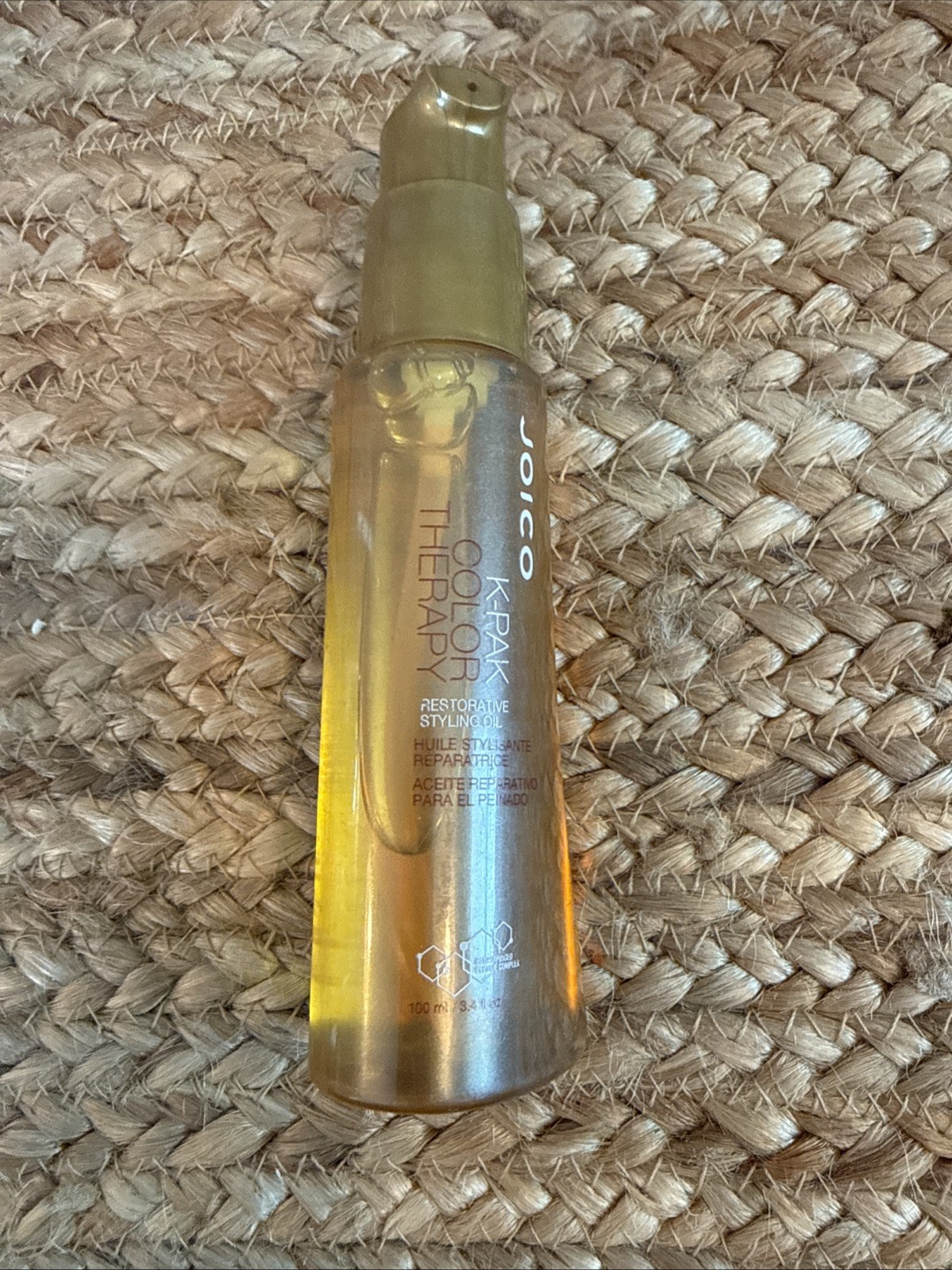 joico k-pak color therapy restorative styling oil 3.4oz