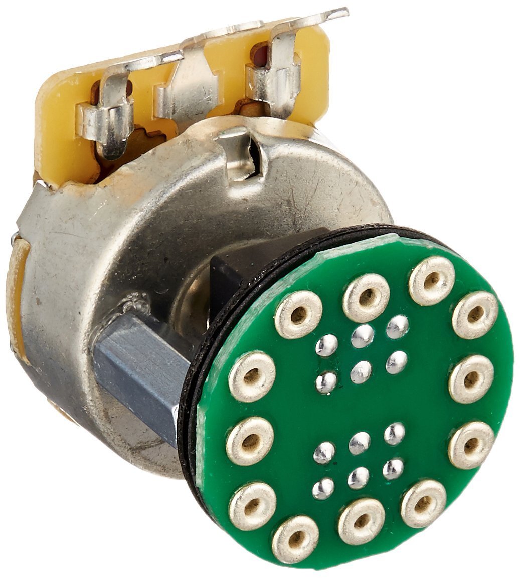 Genuine Fender 250k Split Shaft S-1 Guitar/Bass Switching Pot, 006-1256-049