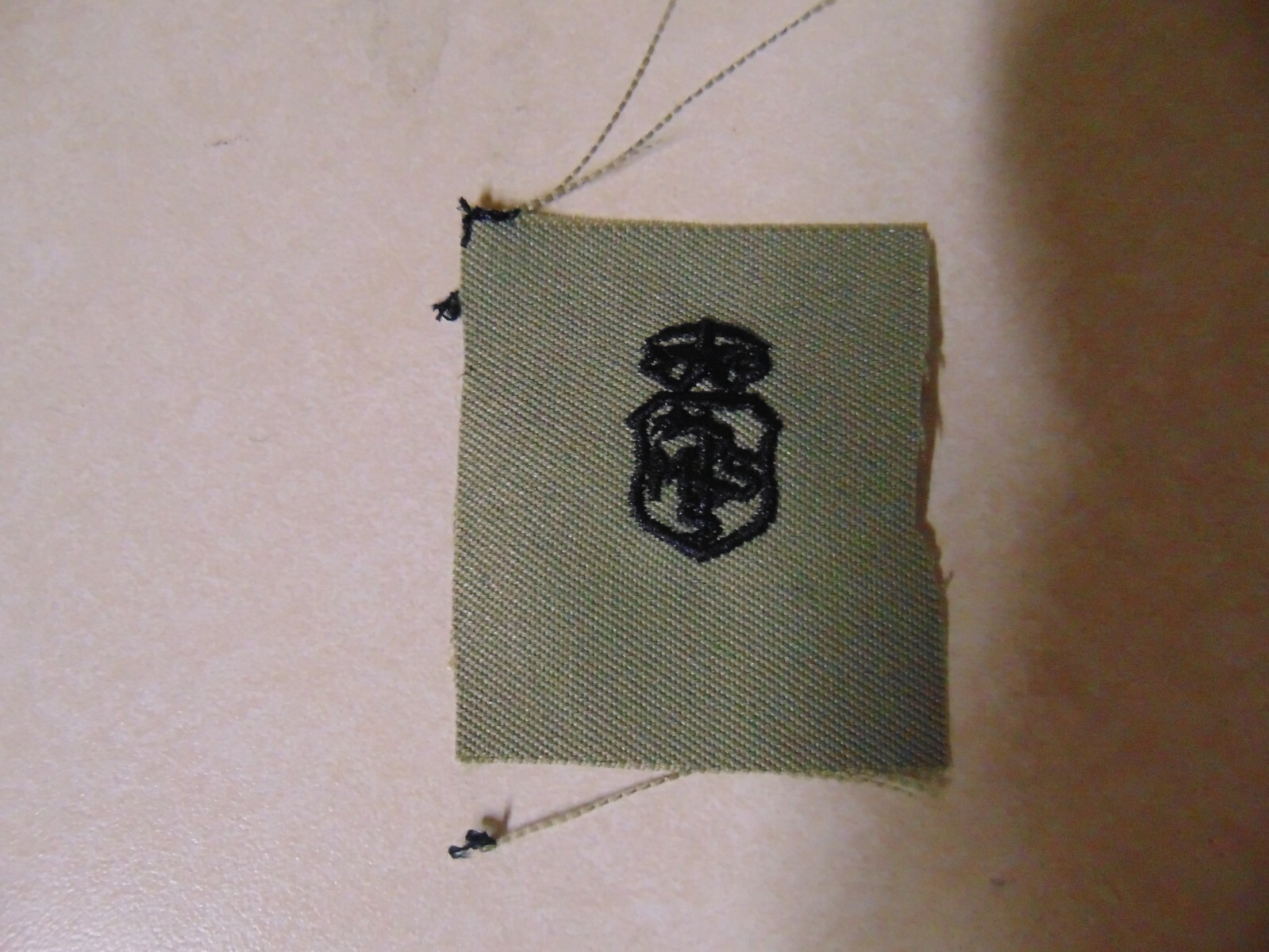 US MILITARY INSIGNIA PATCH SEW ON US AIR FORCE MASTER MEDICAL SERIVE ABU GRAY