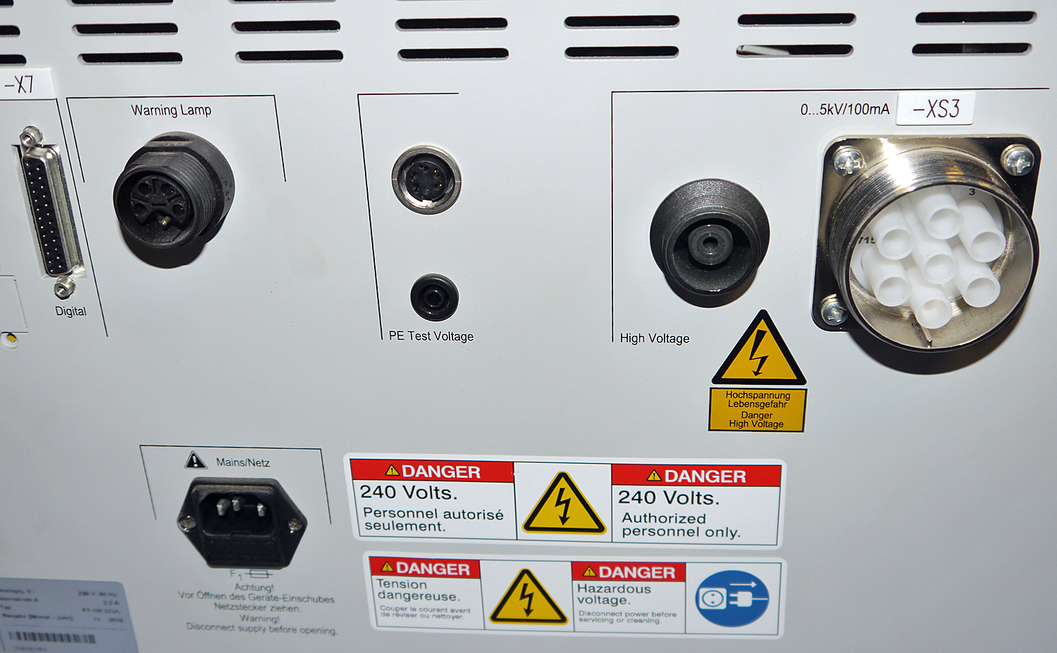 2010 Elabo Programmable PE/ISO/HV High-Performance Combi-Tester F7-1M Voltage