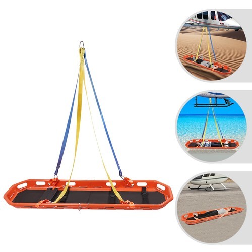 270kg/595.25lbs Rescue Basket Stretcher Basket Emergency Stretcher w/ Lift Sling