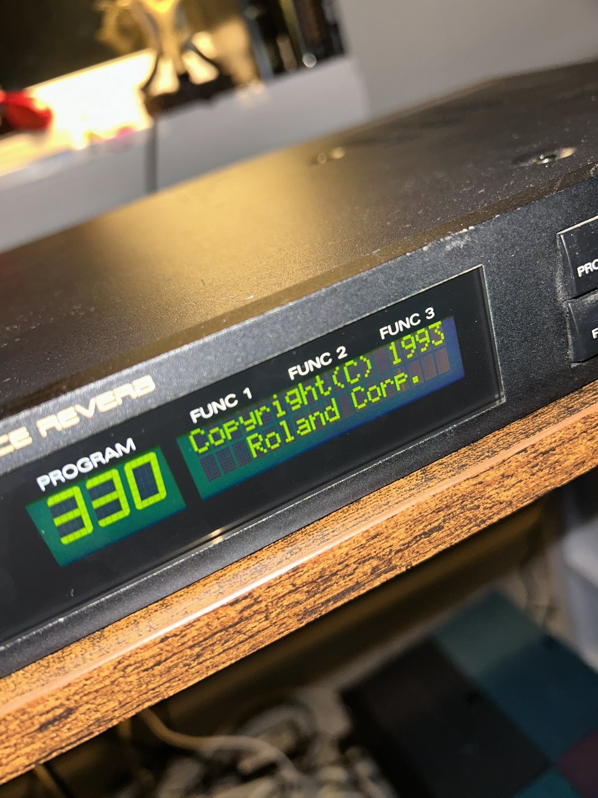 Roland SRV-330 Dimensional Space Reverb - Tested Working 1U Rack