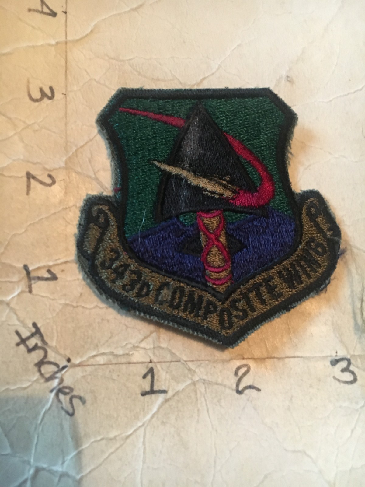 USAF  343rd Composite Wing Squadron subdued patch 7/12/25