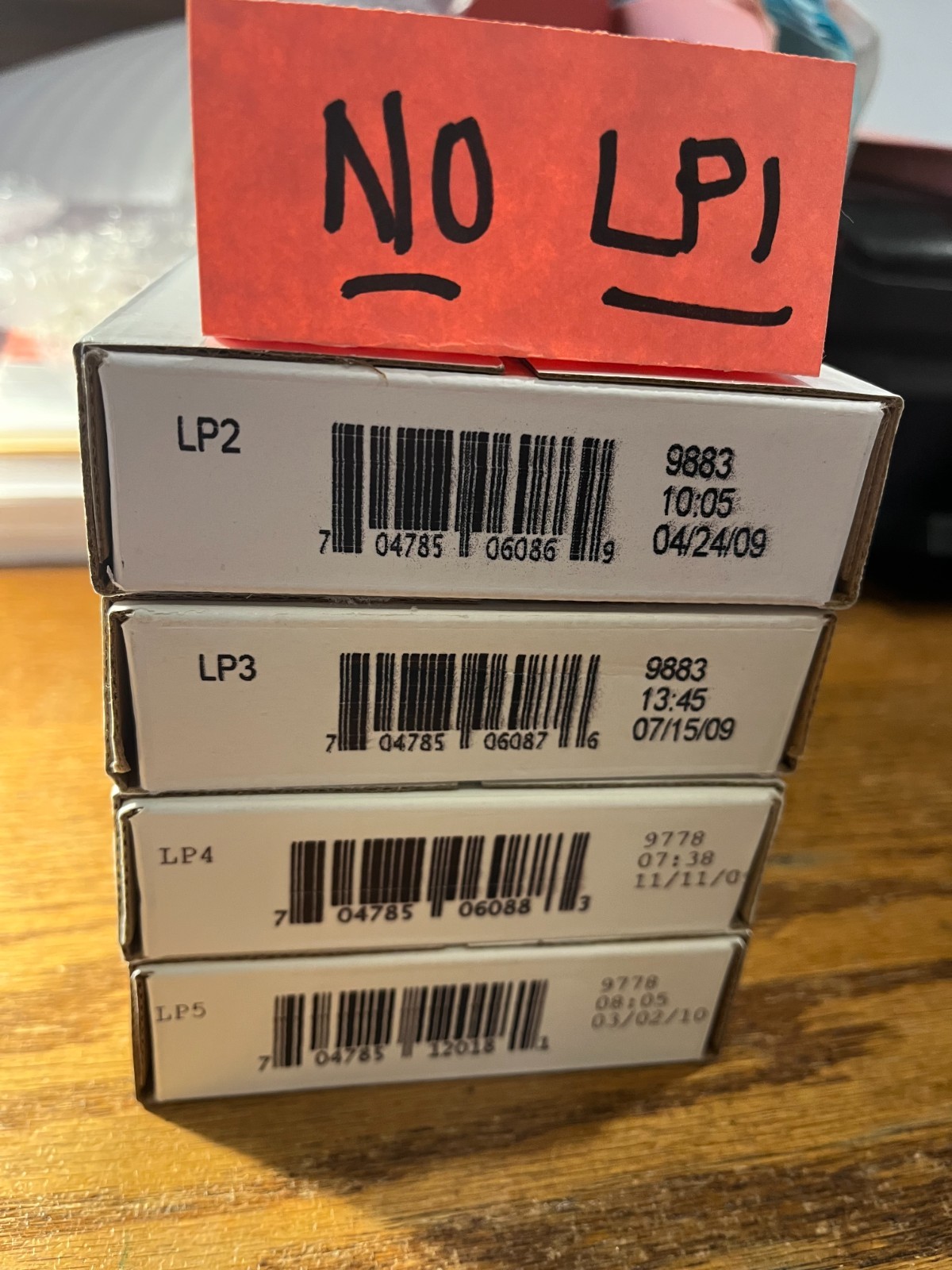 2009 2010 LINCOLN CENT OGP CLEAN SEALED 4- BOX P+D 8 ROLL LP2 LP3 LP4 LP5 NO LP1