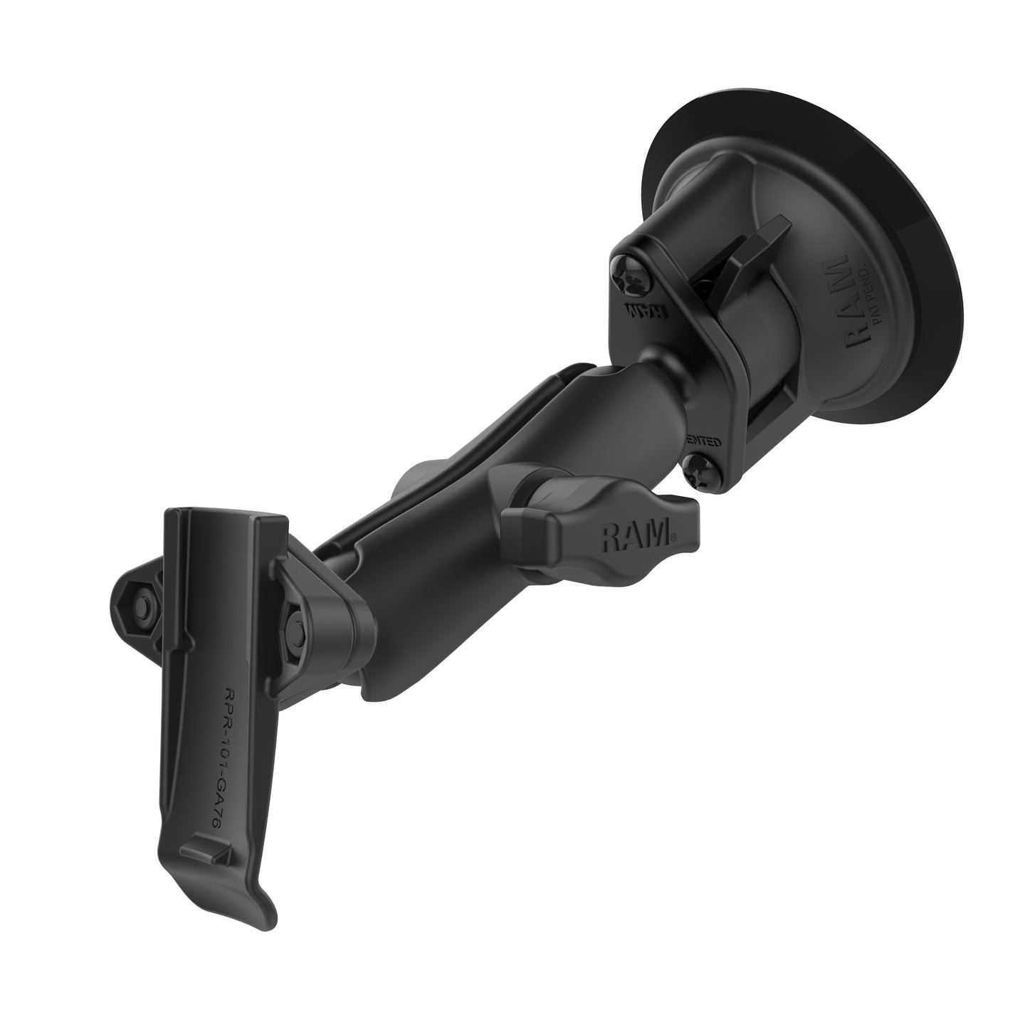 RAM-B-166-GA76U  RAM Twist-Lock Suction Cup Mount with Garmin ...