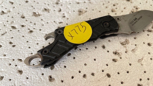 1025 Kershaw Folding Pocket Knife Cinder Hinderer Design Plain Blade Linerlock