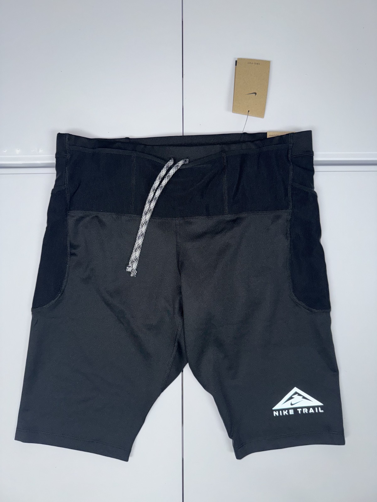 Nike Trail Lava Loops Men's Lined Running 1/2 Tights DV9307-010 Black Pick Size