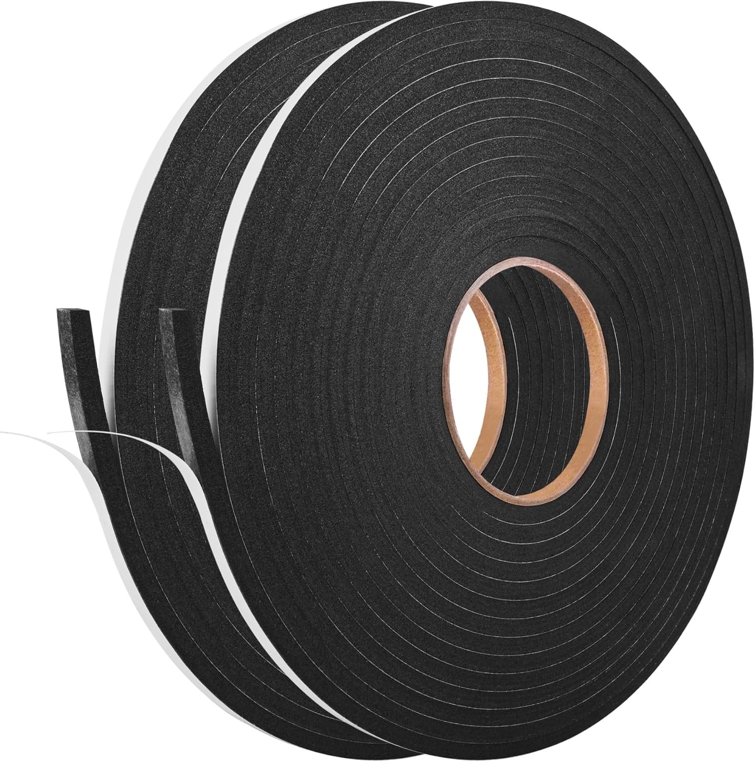 Self Adhesive Foam Tape Weatherstrip 1/4In X 1/4In X 50Ft High Density Foam Insu