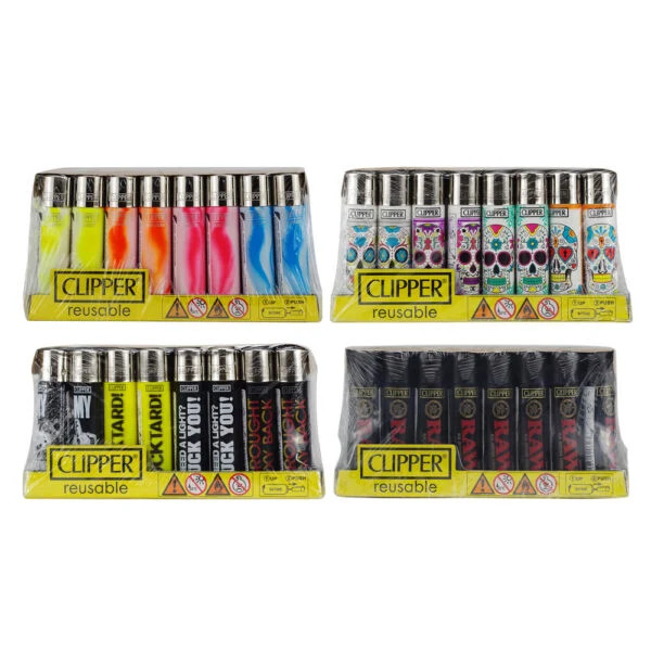 Clipper Lighters 48ct Display
