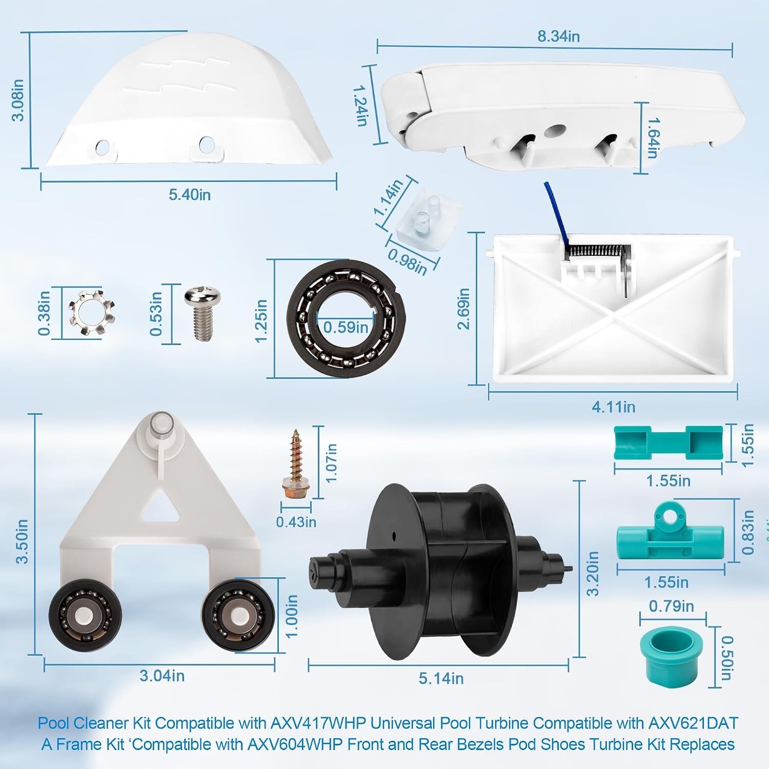 Full Compatibility Pool Vac Tune-Up Kit - Quality