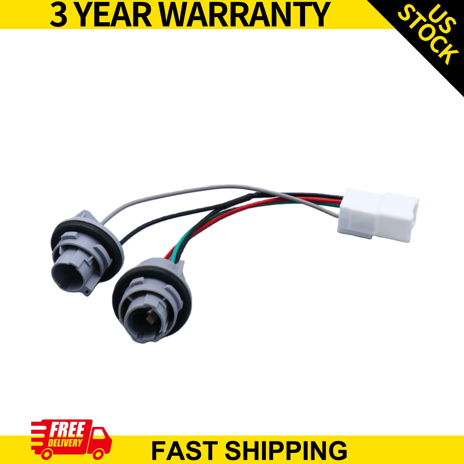 Fits Kia Forte 2017-2018 Rear Outer Tail Light Wiring Harness Socket 92470B0600