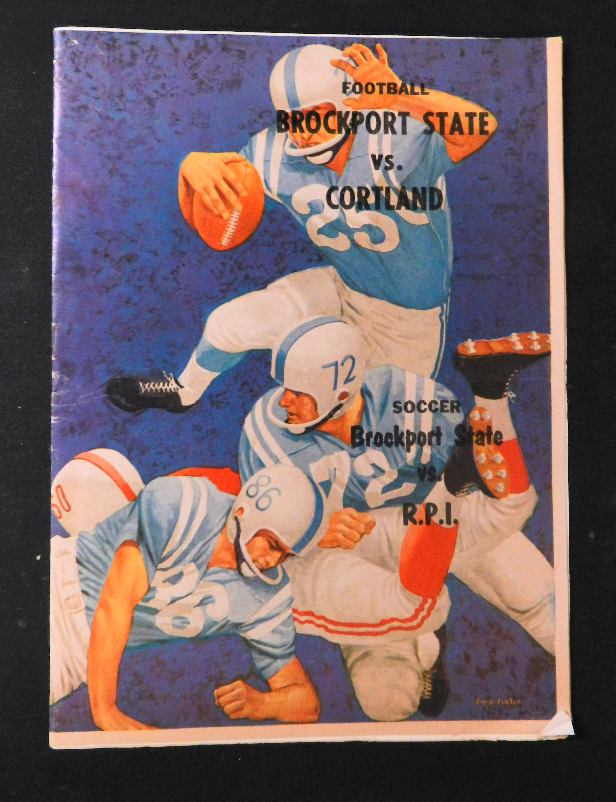 1962 Cortland St vs Brockport St College Football Program