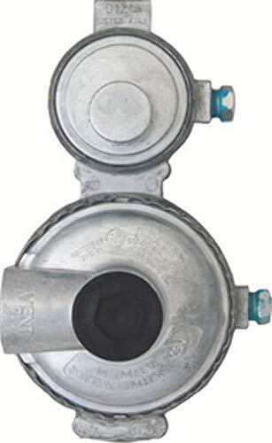 MEC COMPACT TWIN STAGE REGULATOR 1/4 IN. FNPT INLET X 3/8 IN. FNPT OUTLET -90...