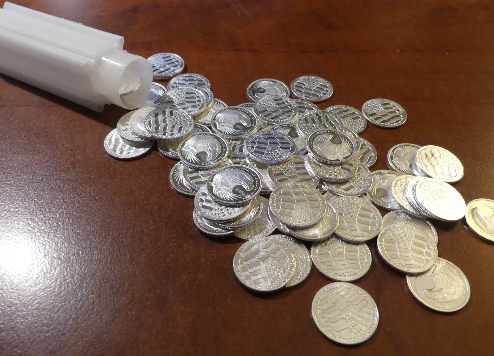 1/10 Oz Silver Round - GSM Flag / Eagle - 100% Mint Authentic (See Receipt)