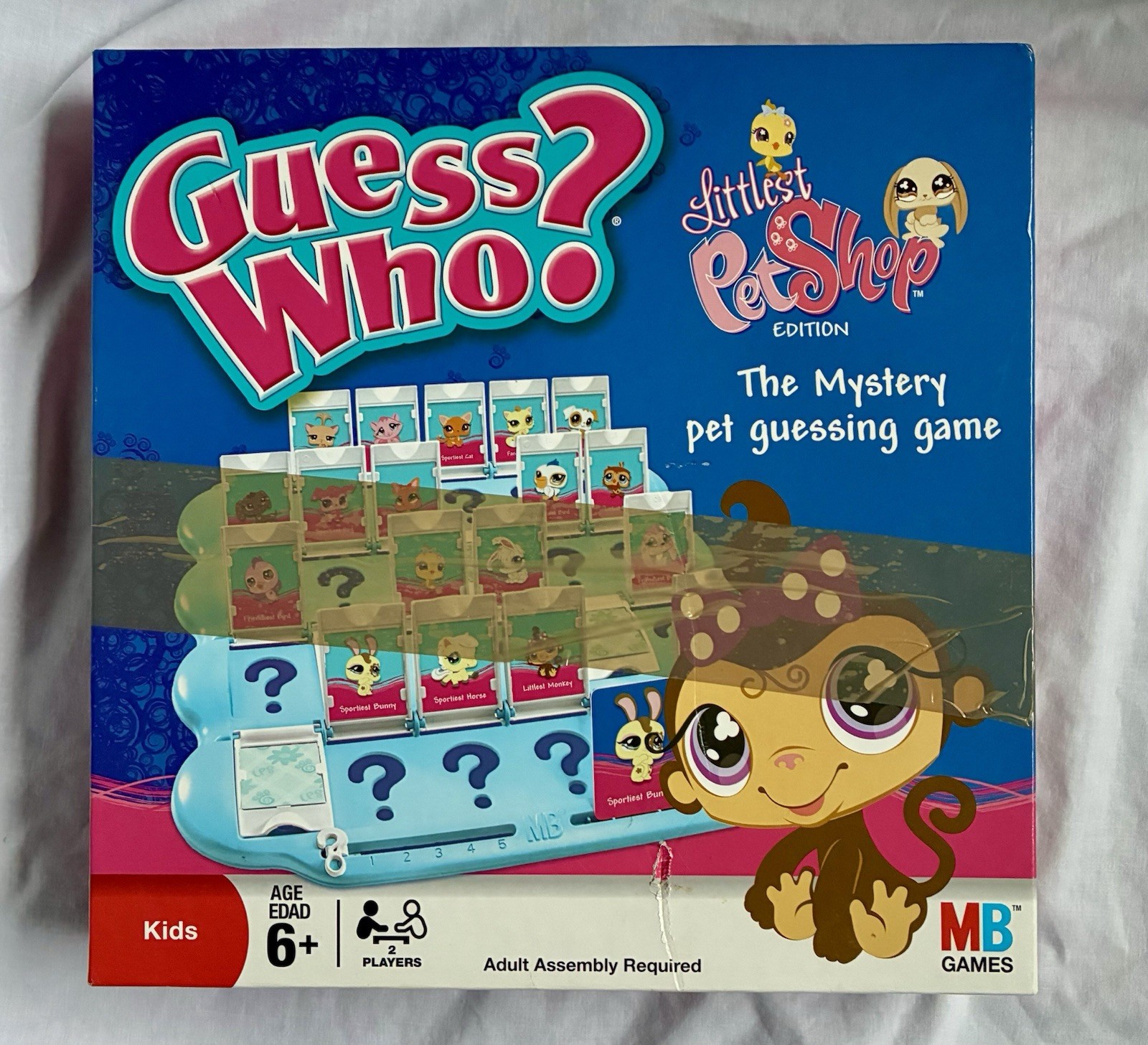 Guess Who? Littlest Pet Shop Edition - Milton Bradley 2008 COMPLETE Never Played
