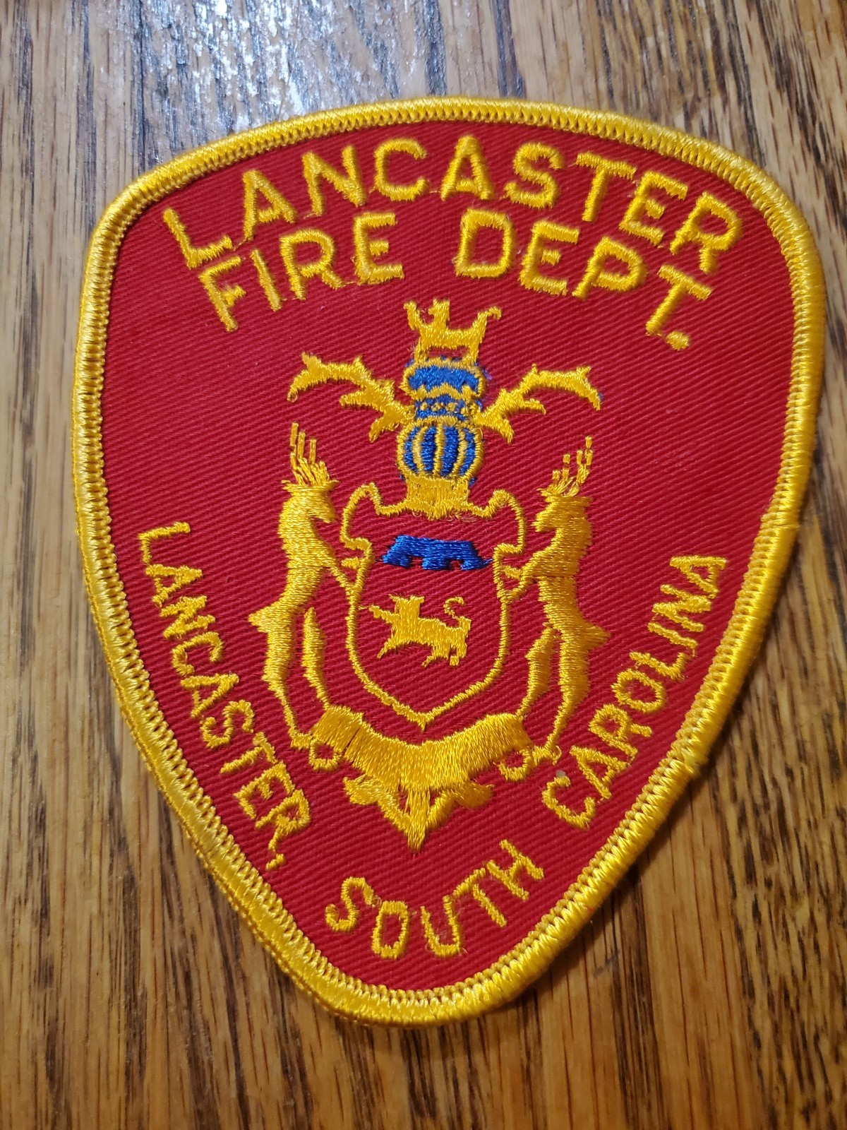 Vintage Lancaster Fire Dept in Lancaster, South Carolina.