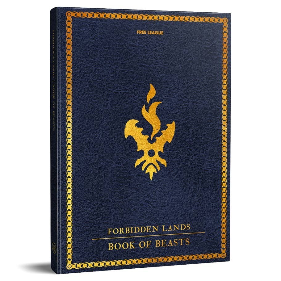 Forbidden Lands RPG: Book of Beasts Bestiary Free League Publishing FBL016