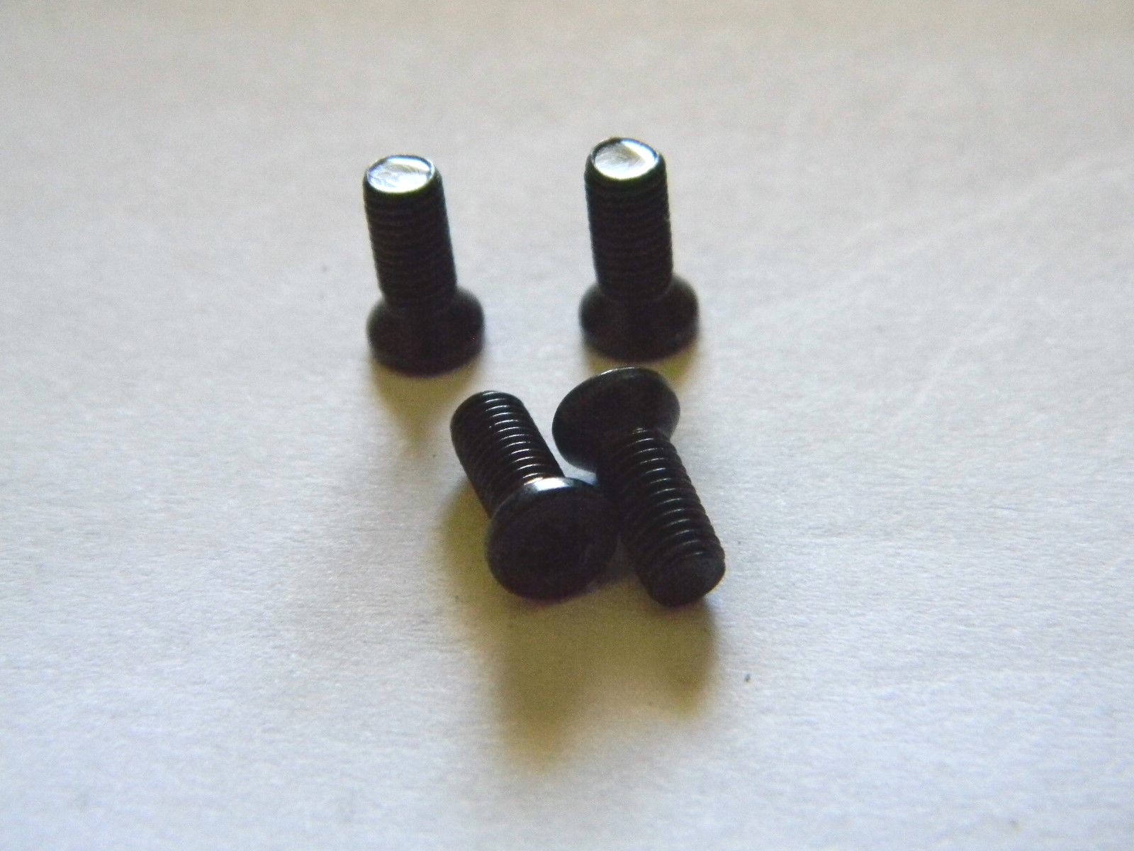 Gun Screws- Blued Hex Wrench Weaver Style Oval Head 6-48 X 3/8" (4)