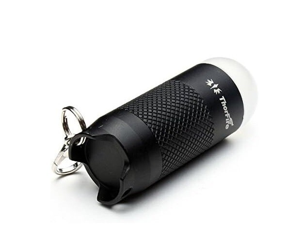 ThorFire Mini LED Keychain Flashlight Super Bright 120 Lumen 2 Pack.Uses CR123A
