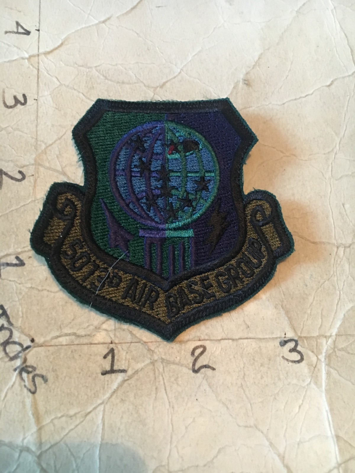 USAF 5073rd Air Base Group Squadron subdued patch 8/18/25