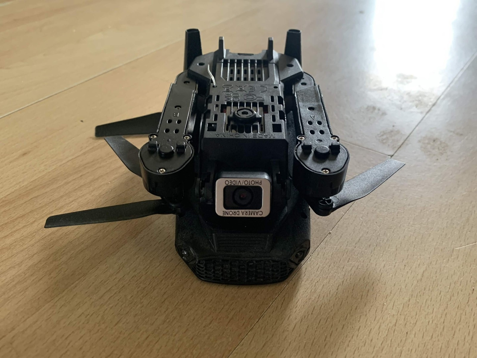 RCFPVPro Black Foldable 4K HD Dual Camera RC Drone