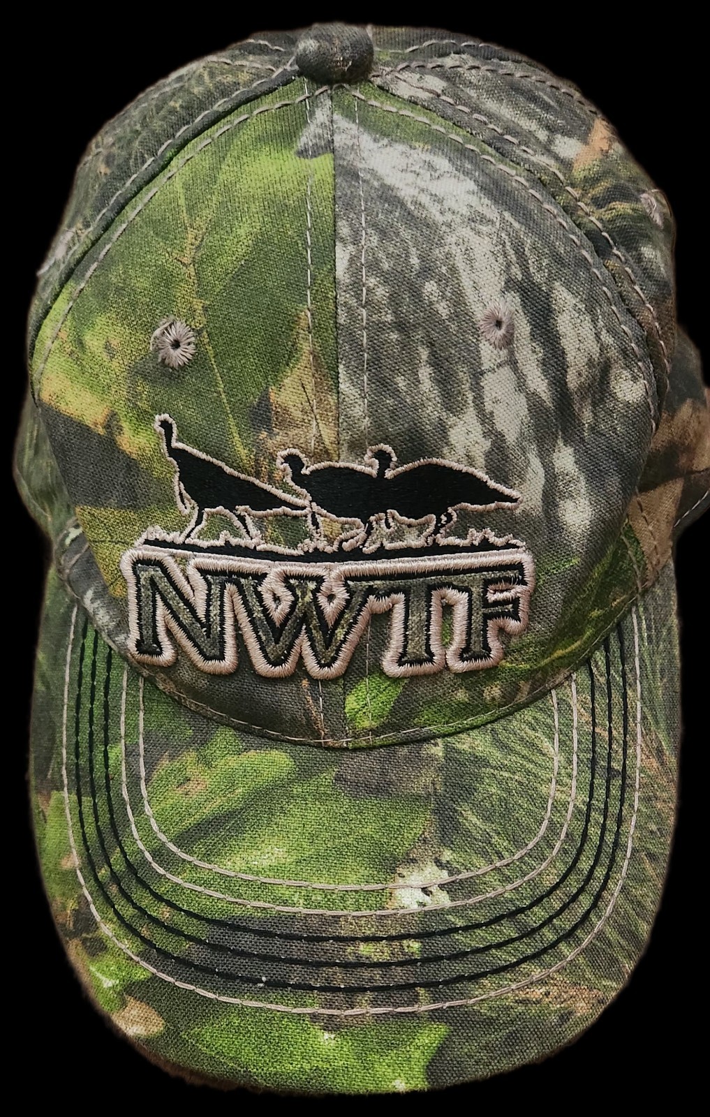 NWTF Mossy Oak Camo Outdoor Cap Hat National Wild Turkey Federation Snapback