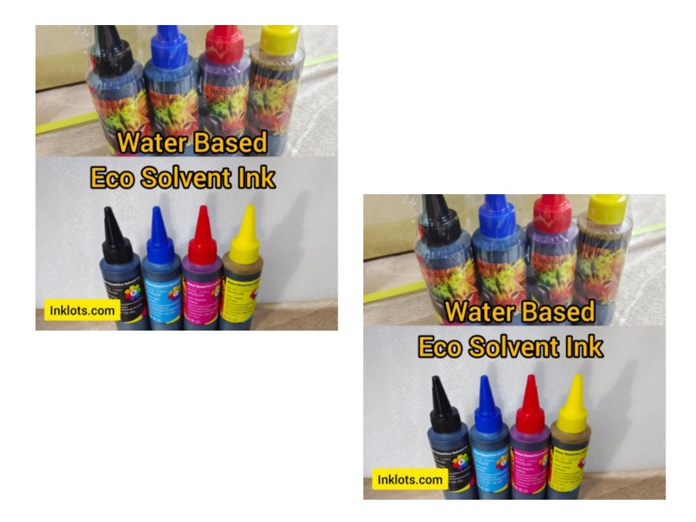 8 pk water based Eco Solvent Ink For all Epson Et Eco Tan Inkjets Printers