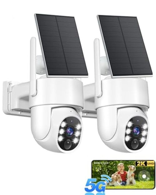 5G&2.4GHz Security Cameras Wireless Outdoor, 2K Cameras for Home 2Pack