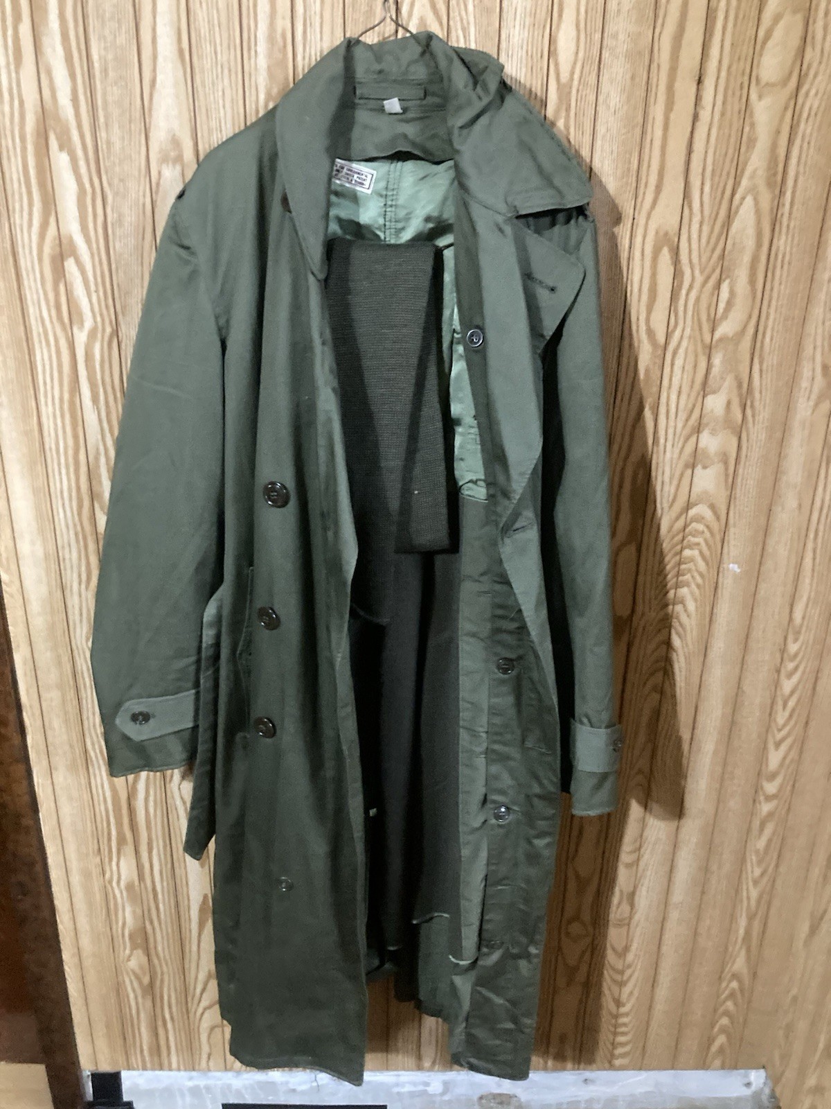Military Overcoat, Liner, Raincoat